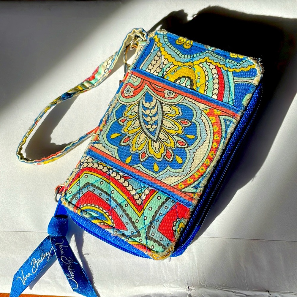 Vera Bradley Wristlet - Marina Paisley